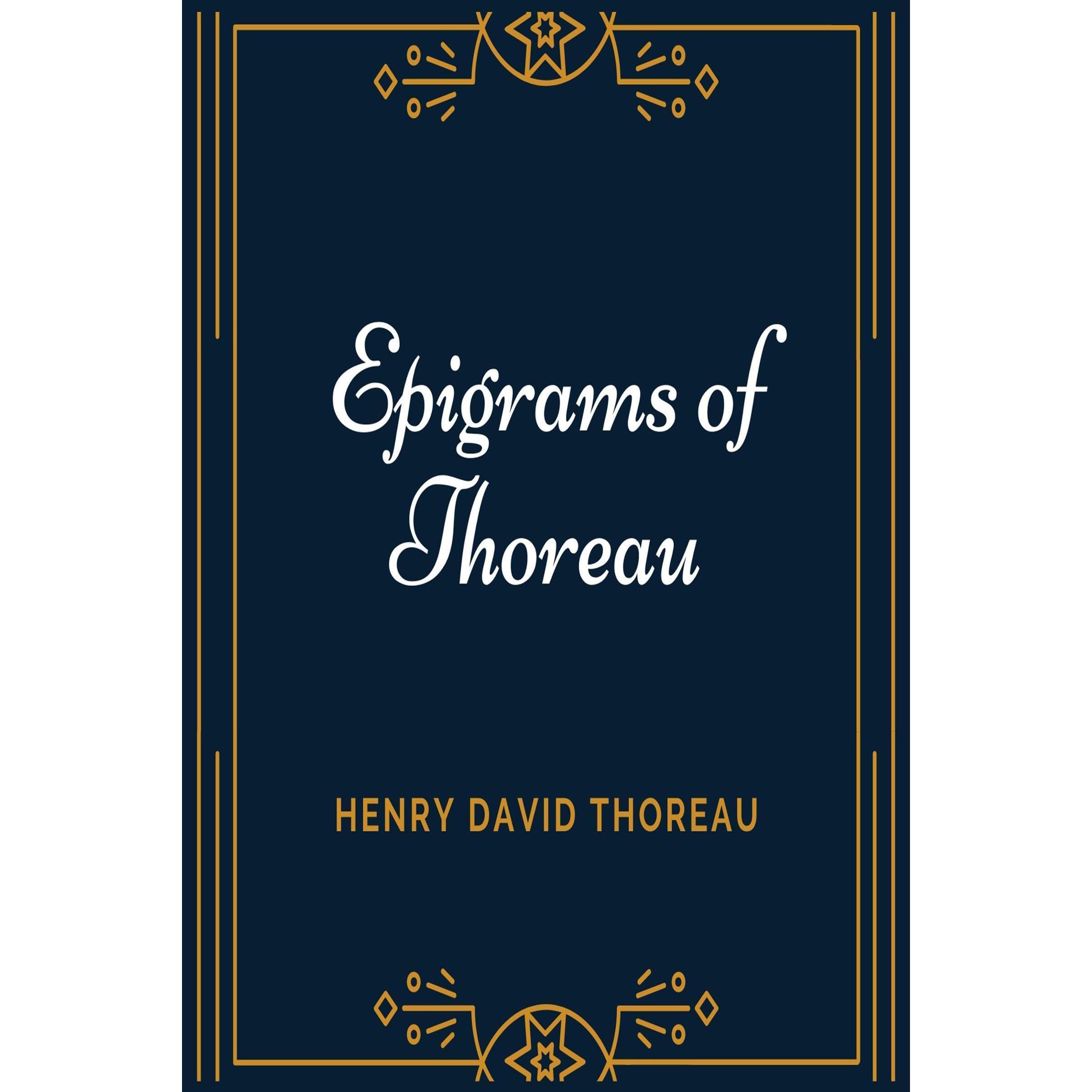 Epigrams of Thoreau