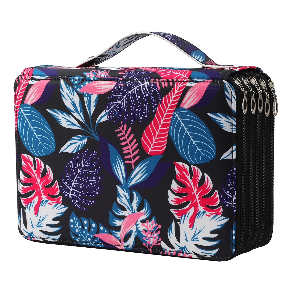 Lbxgap Colored Pencil Case - 250 Slots Pencil Holder with Zipper Closure Twill Fabric Large Capacity Pencil Case for Watercolor Pens or Markers, Pencil Case Organizer for Artist