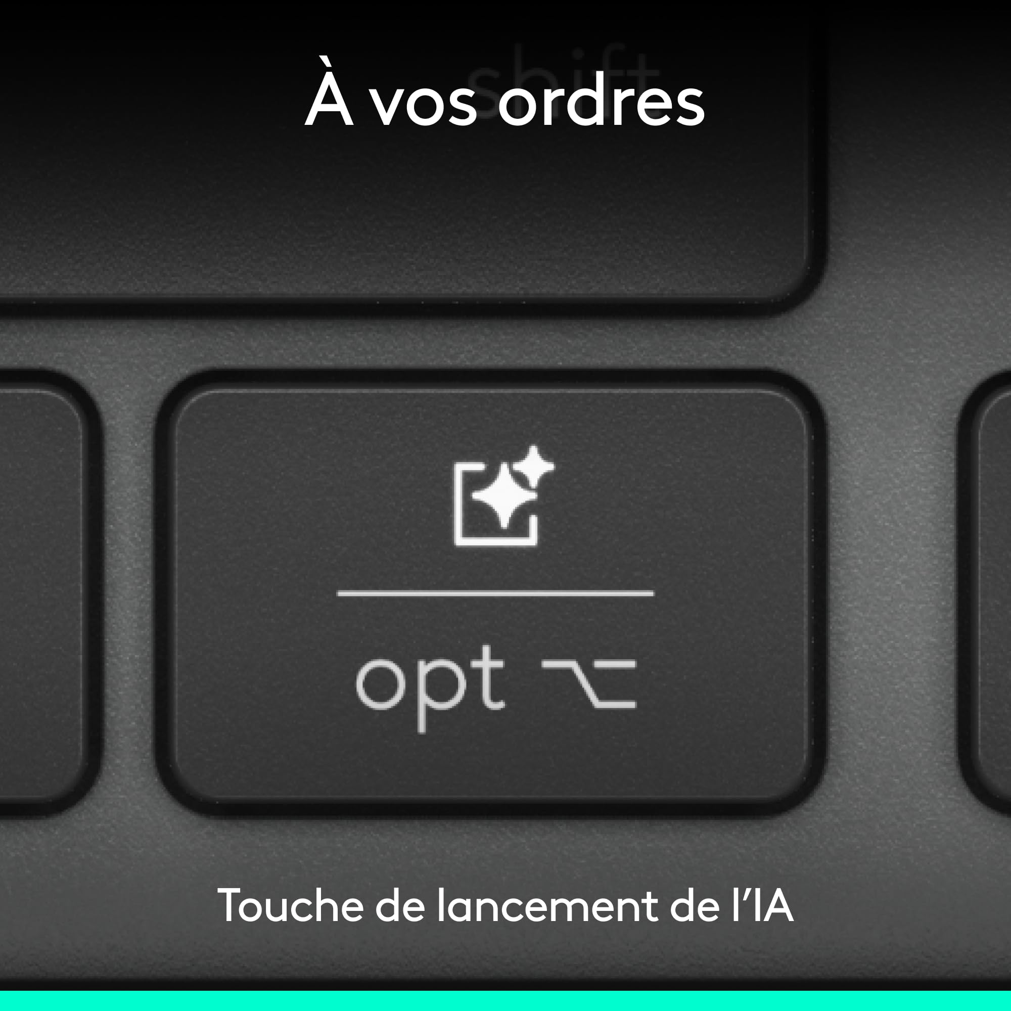 Logitech Signature Slim Solar+, Clavier sans Fil alimenté par la lumière Solaire et Artificielle, Batterie Durable Jusqu’à 10 Ans, Touches Personnalisables, Bluetooth, Français AZERTY - Graphite