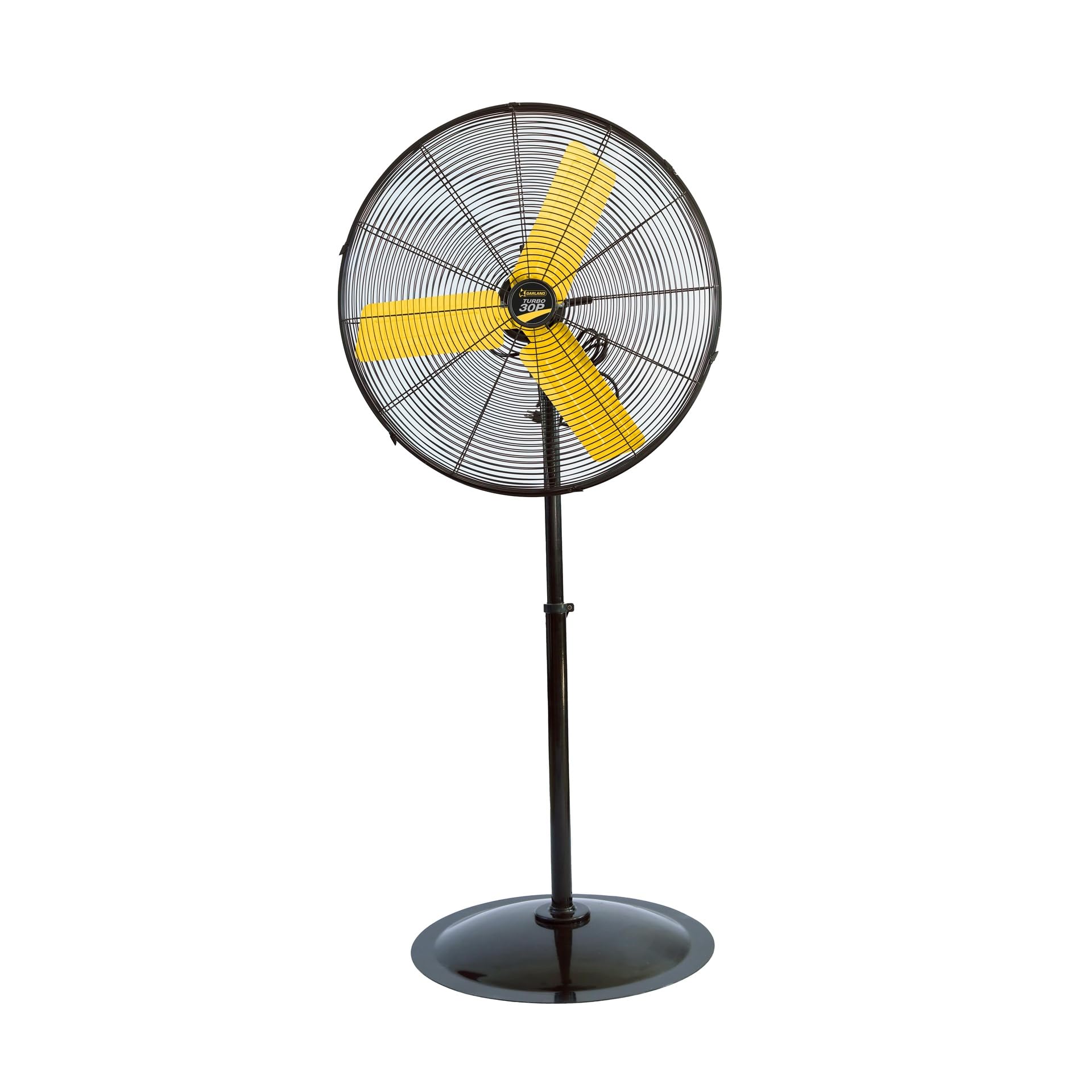 Garland TURBO 30P-V23 - Ventilador industrial de pie 260W, 210 m³/min, 76 cm, oscilante 90°, cable 3,8 m