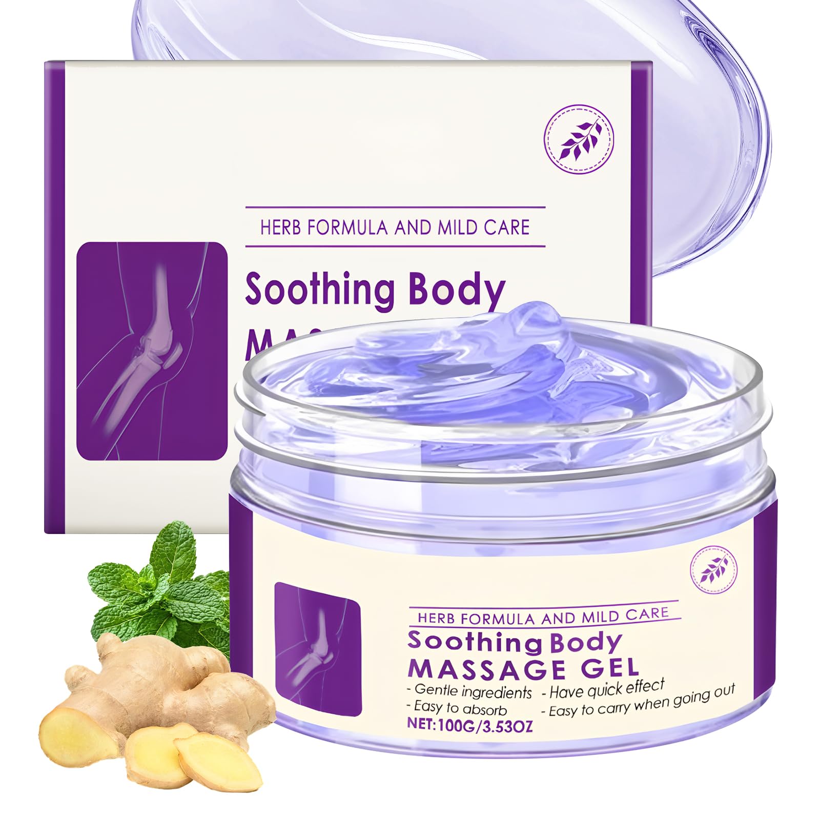 Amazon.com: Soothing Body Massage Gel for Daily Use - 3.53oz, with