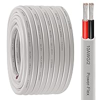 Vista 22 de Cable marino dúplex de calibre 6, cable de cobre estañado para barco, 6 pies 6 AWG estándar USA OFC alambre de cobre libre de oxígeno para altavoces