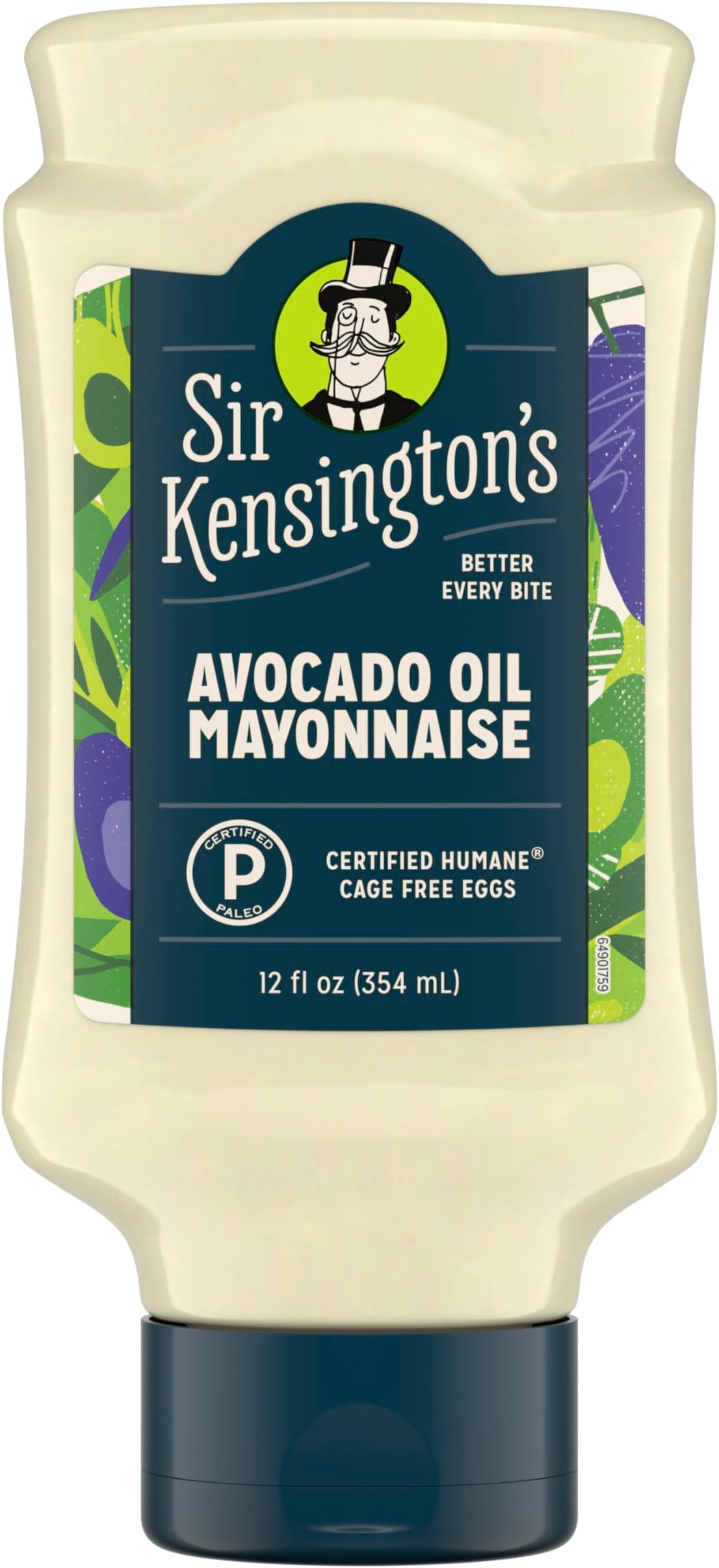 Mayonnaise Avocado Oil Mayo Keto Diet & Paleo Diet Certified Gluten Free & Non-GMO Project Verified Condiment 12 oz