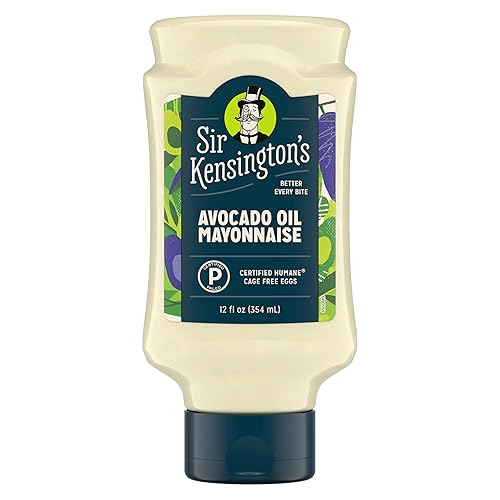 Miniatura 10 de Sir Kensingtons Aceite de aguacate de mayonesa con certificación de dieta Mayo Keto y dieta paleo sin gluten proyecto verificado sin OMG huevos