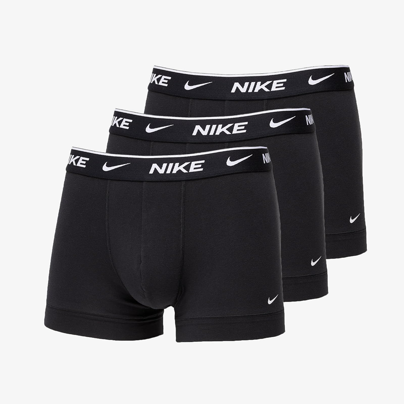 Nike Men's 3 Pack Everyday Cotton Trunks Black Ub1 Small