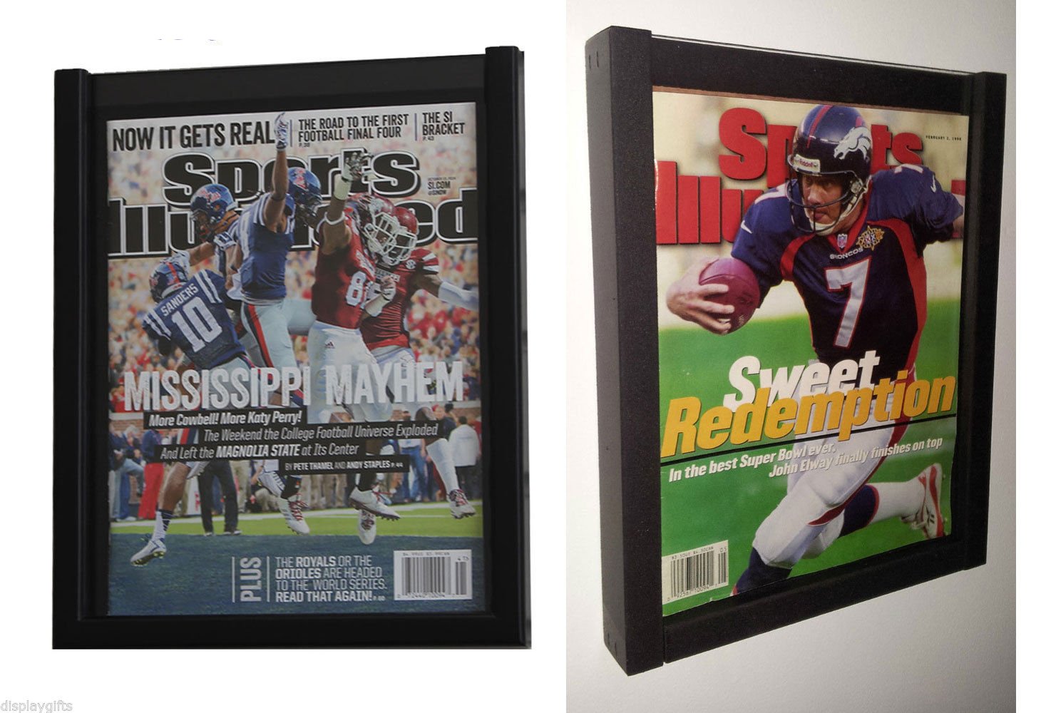 Pack of 2 Magazine Sports Illustrated Display Frame Case