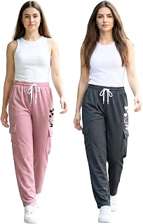 Best Comfirt Lycra High Wasted Elastic Straichable Women's Cargo Track Pant with Cross Pockets and Drawstring Price In India