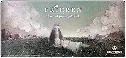 Fern and Frieren - Frieren: Beyond Journey's End Tapete de mesa para jogos de anime – Mouse e teclado grande estendido