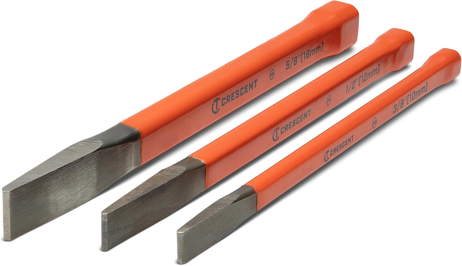 Crescent 3 Piece Set, 3/8", 1/2", 5/8" Chisel - CCOCHS3