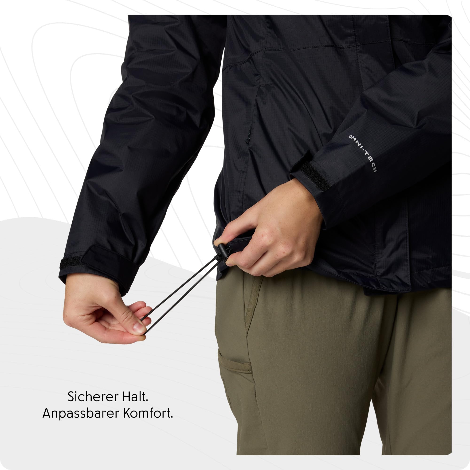 Columbia Pouring Adventure III Jacket, Wasserdichte Regenjacke für Damen