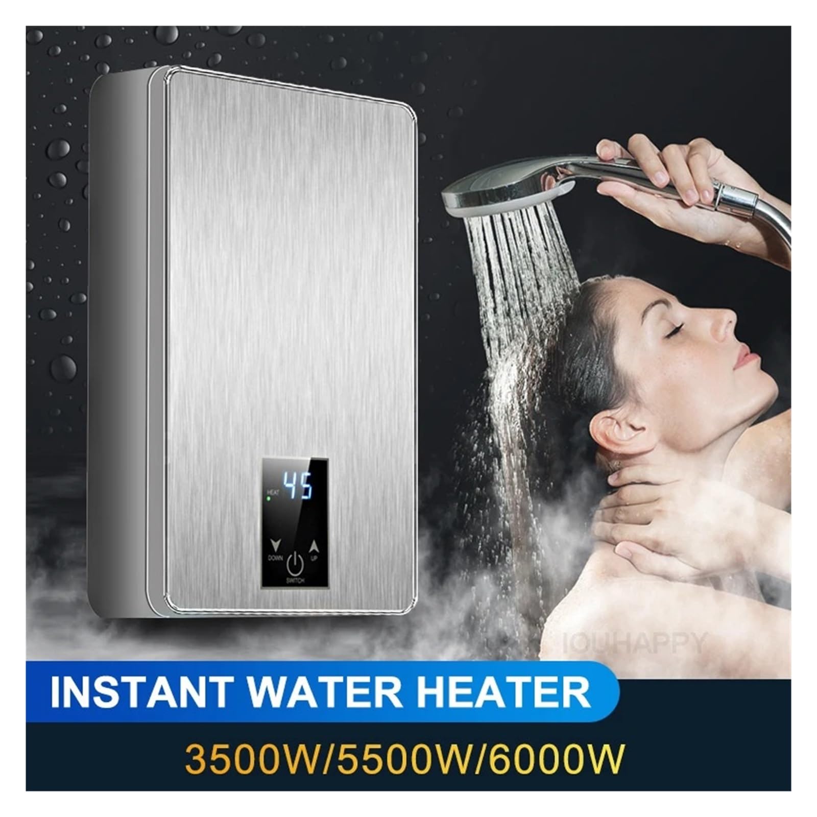 Scaldabagno Istantaneo Scaldabagni Elettrici Da 6000 W Riscaldatori Portatili For Il Riscaldamento A Cucina Con Doccia Acqua Calda Del Bagno Bagno di casa