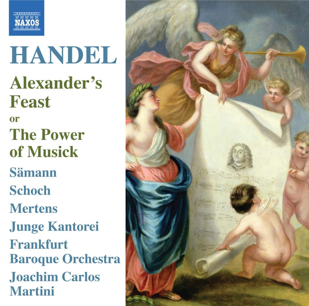 8572224 Frankfurt Bo:martini Handel: Alexander's Feast CD 8572224 NEW
