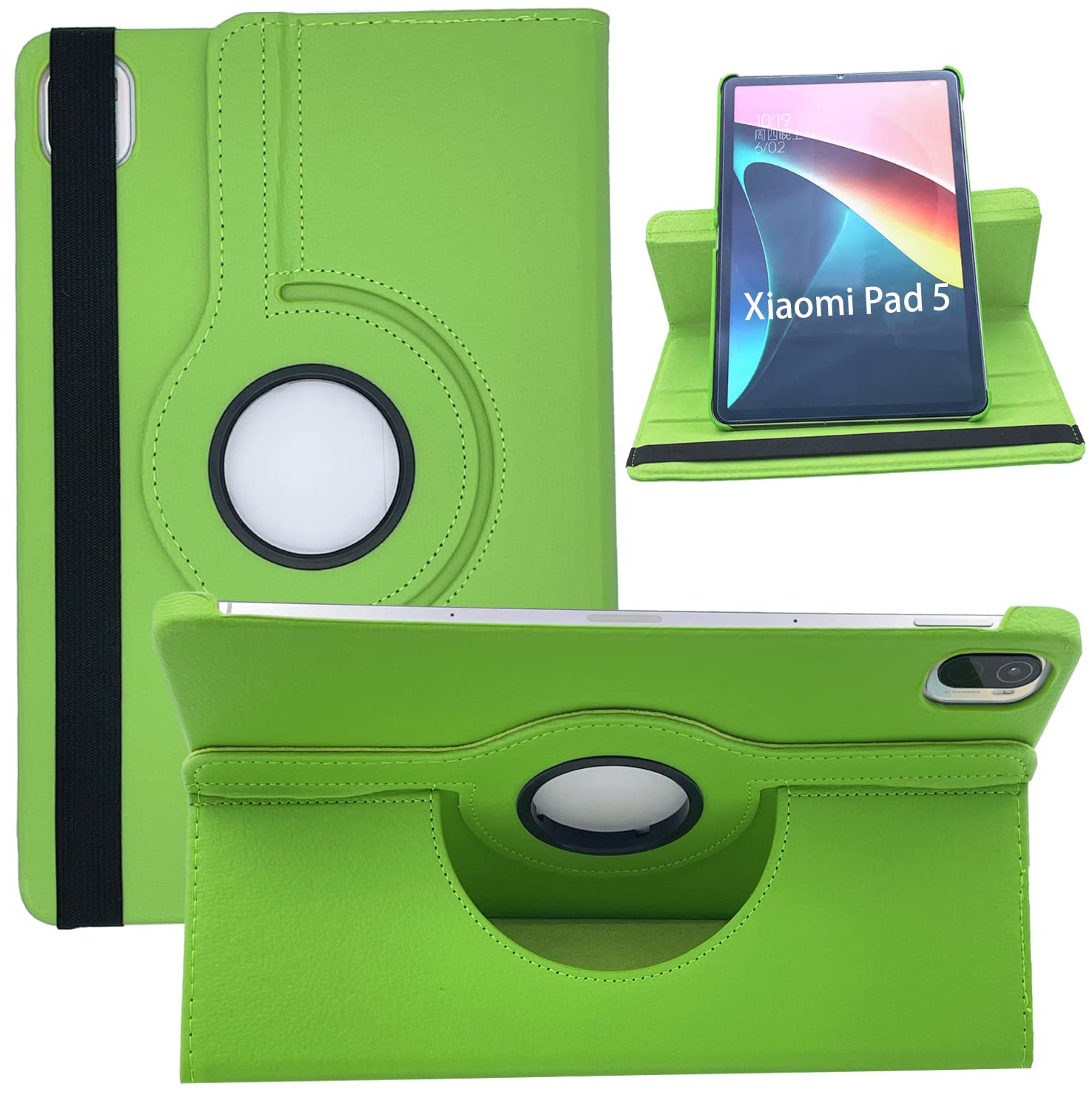 Custodia Zcooooool Per Xiaomi Pad 5 - Cover In Pelle Premium Con Tre Angoli Di Visione E Funzione Standby Intelligente - Protezione Antiurto - 3
