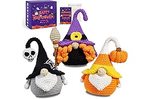 MAGIMUSE Woobles Crochet Kit for Halloween Gnomes