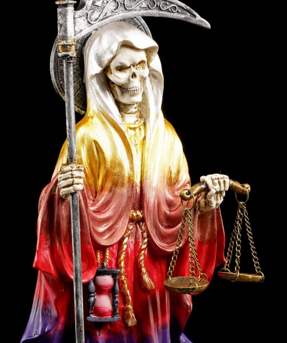 Santa Muerte Figura Colores del Arco Iris - la Santisima Muerte - Reaper Segador