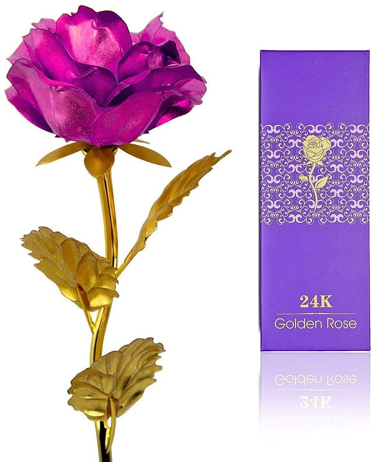INTERNATIONAL GIFT® Pink Rose Flower with Gift Box and Carry Bag | Valentine’s Day Gift for Cute Romantic Love Present for Girlfriend, Boyfriend, or Partner-image-31