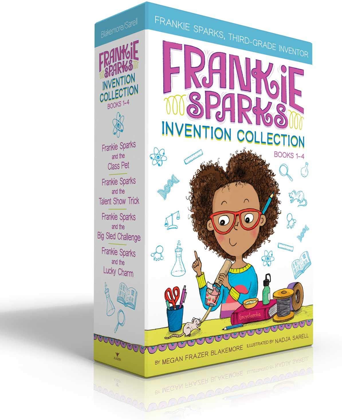 Aladdin Frankie Sparks Invention Collection Books 1-4: and the Class Pet; Talent Show Trick; Big Sled Challenge; Lucky Charm