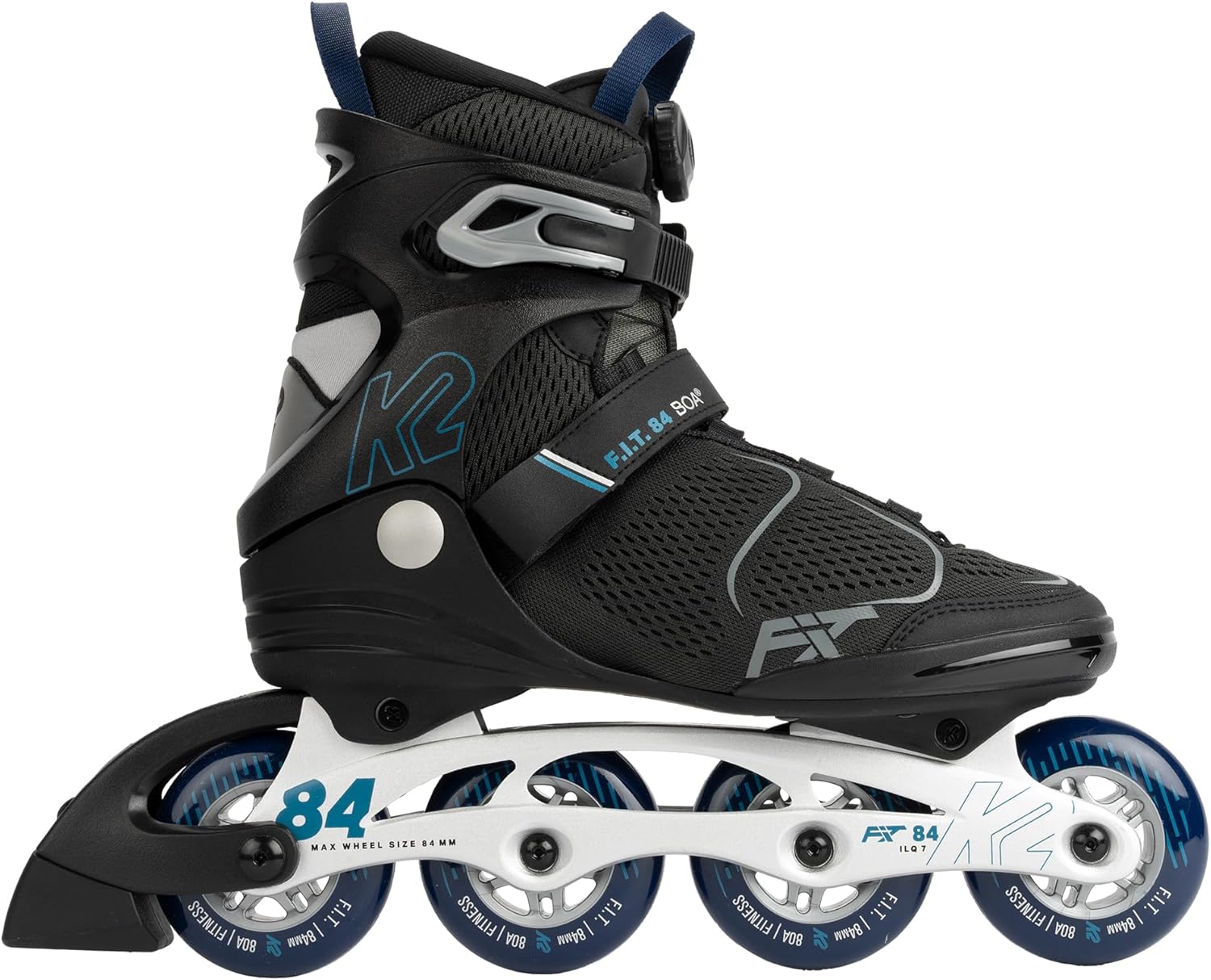 K2 F.I.T. 84 Boa Gray Mens Inline Skates