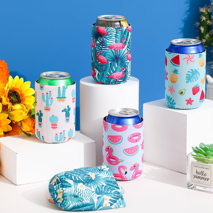 Aspire Custom Slim Can Cooler Sleeves Bulk, Neoprene Insulated Drink Holder For Anniversary Wedding Birthday Party Wholesale - Design Online