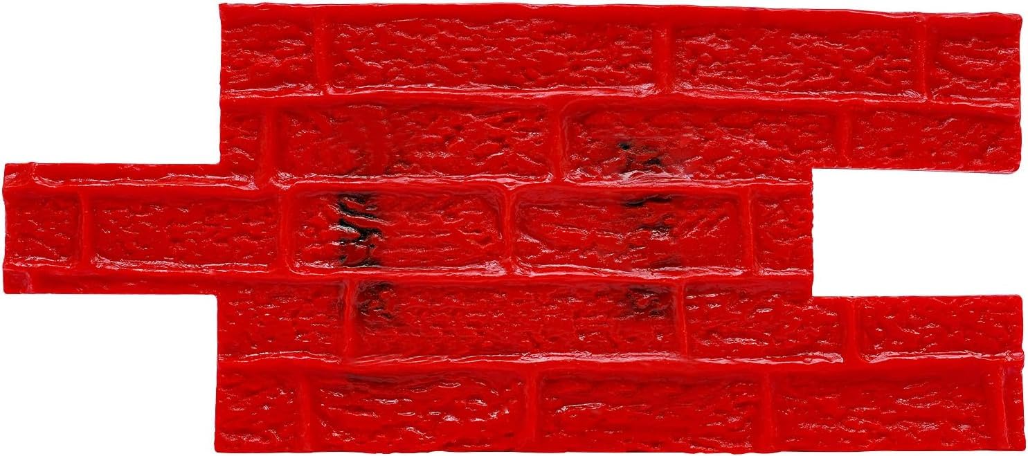 Texture béton pour allées sans défaut grâce au moule empreinte pierre à double poignée