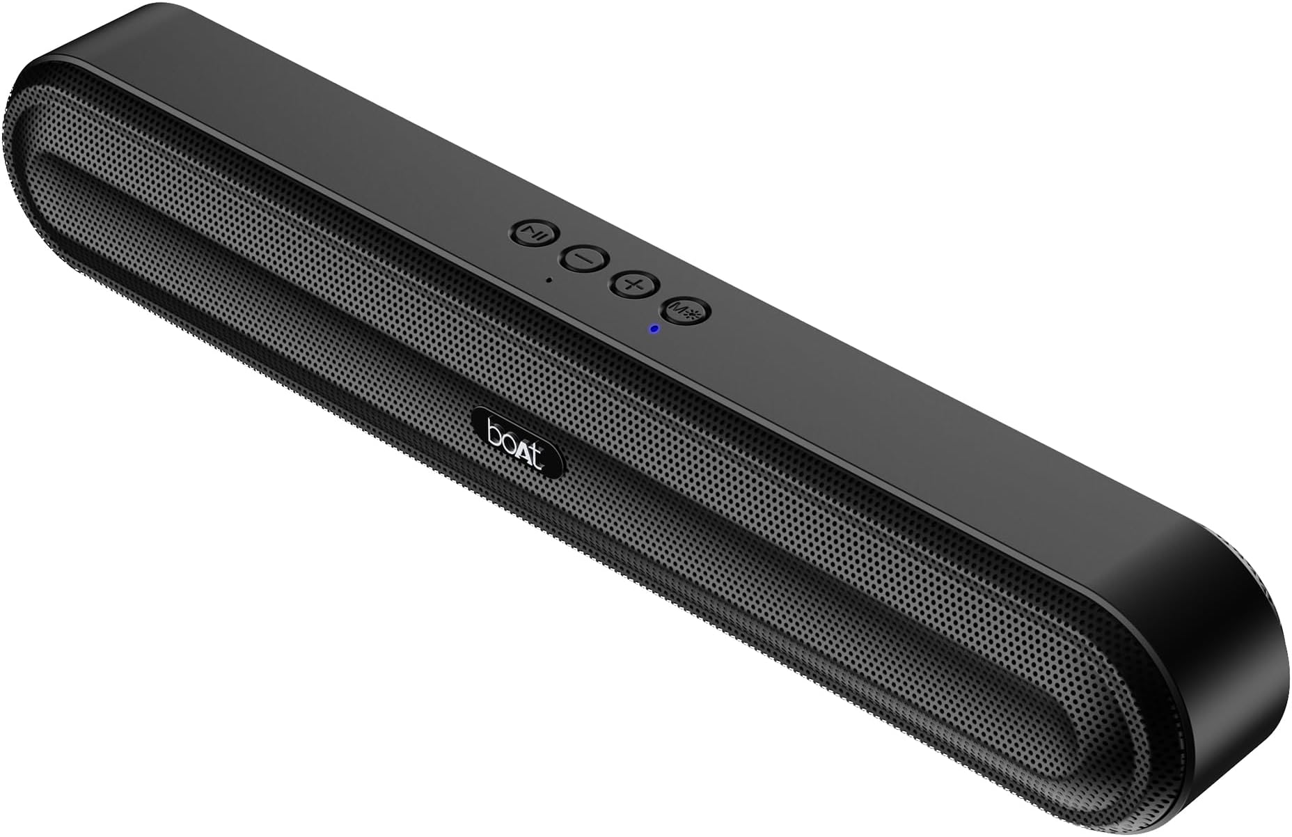 Aavante Bar 490 10W Signature Sound, Dual Full-Range Drivers,7 HRS Battery, Built-in Mic,2.0 CH, TWS Feature,Multi Connect, Bluetooth Sound Bar, Soundbar Speaker (Classic Black)