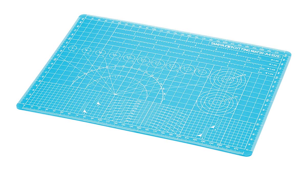 Tamiya 74149 74149 Cutting Mat Alpha A4 Blue Part Model Making Accessories Unpainted