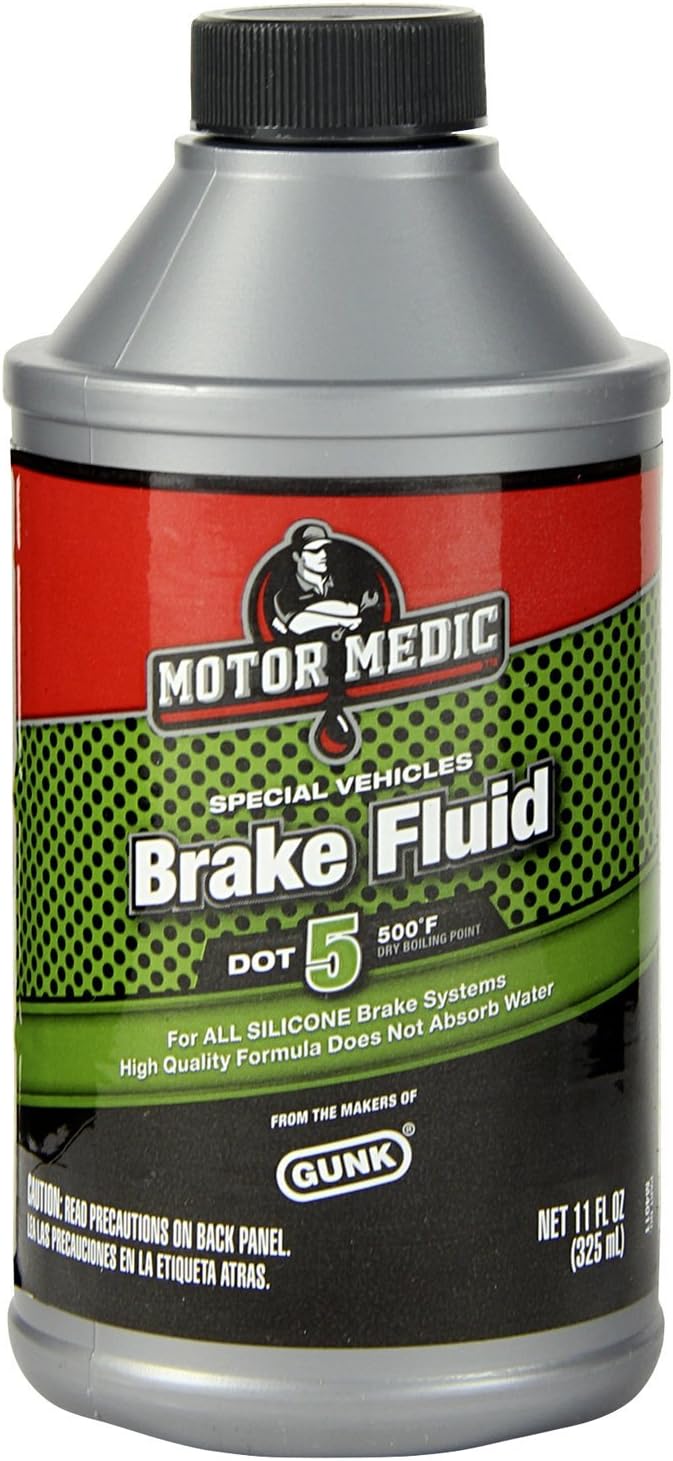 Motor Medic by Gunk M4011/12 DOT 5 Brake Fluid 11 oz., Brake Fluids