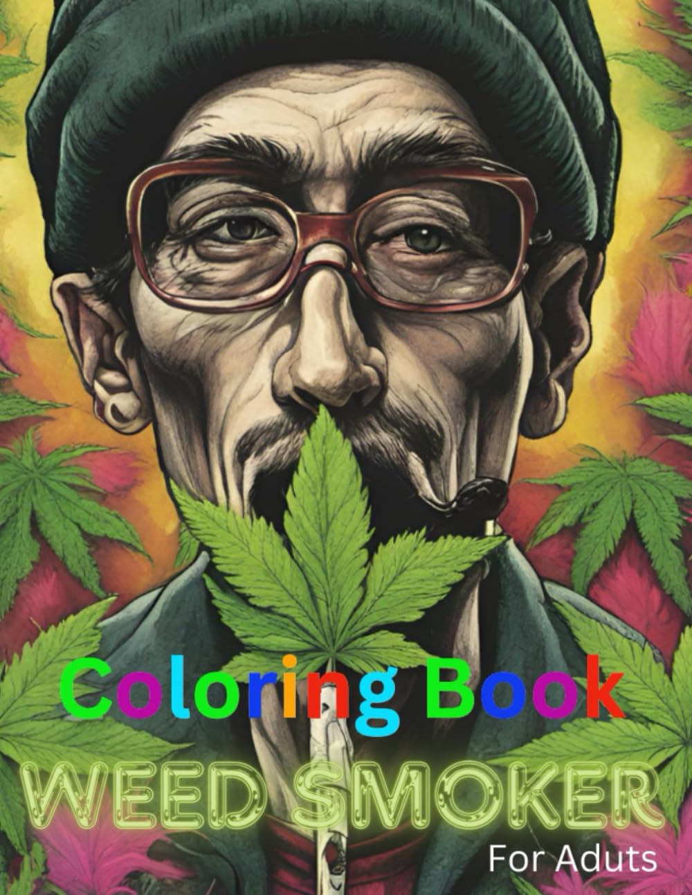 Weed Smoker coloring book for adults: Cool Stoner Psychedelic Coloring Book Gifts for Smokers & Weed Lovers Men & Women