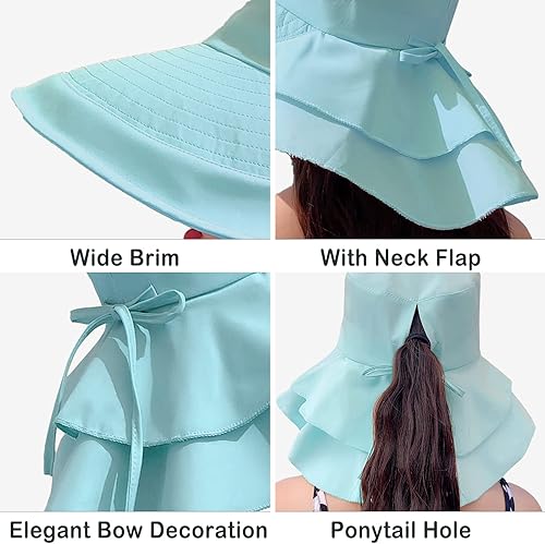 Miniatura 4 de ANOTHER CHOICE Sombreros de sol para hombre, malla impermeable, ala ancha, protección UV, cubo de pesca, bonnie, senderismo, playa, sombrero al aire