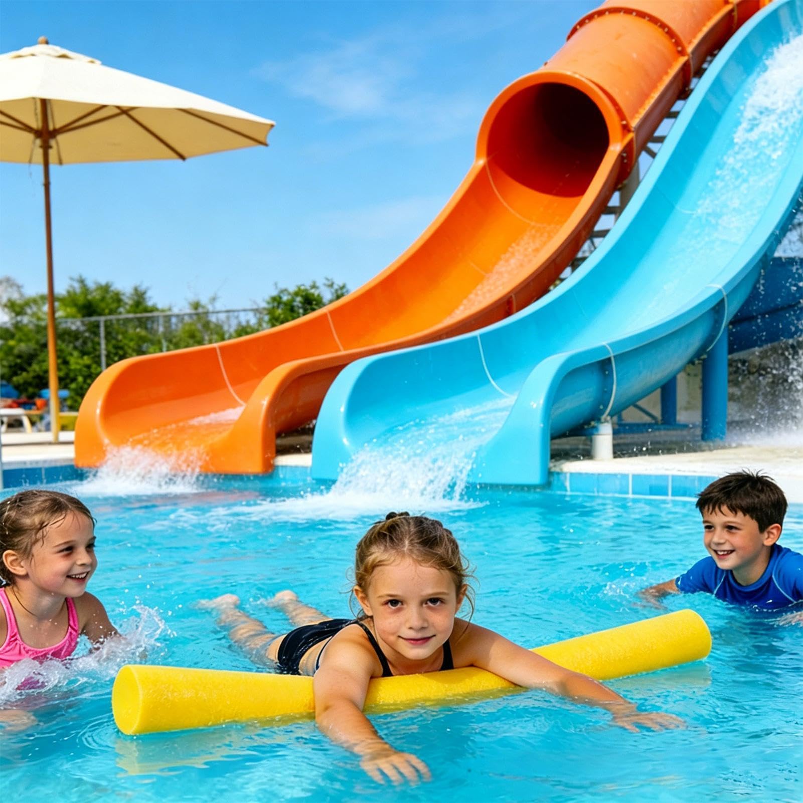 Schwimmnudel Poolnudel für Kinder, 29,5 Zoll, 1/6 Stück