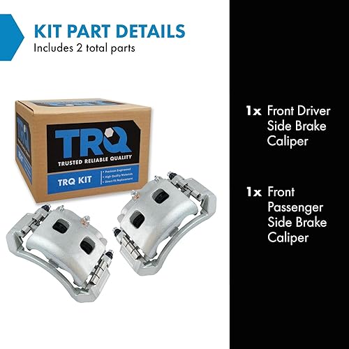 Vista 545 de TRQ - Juego de pinzas de freno delantero