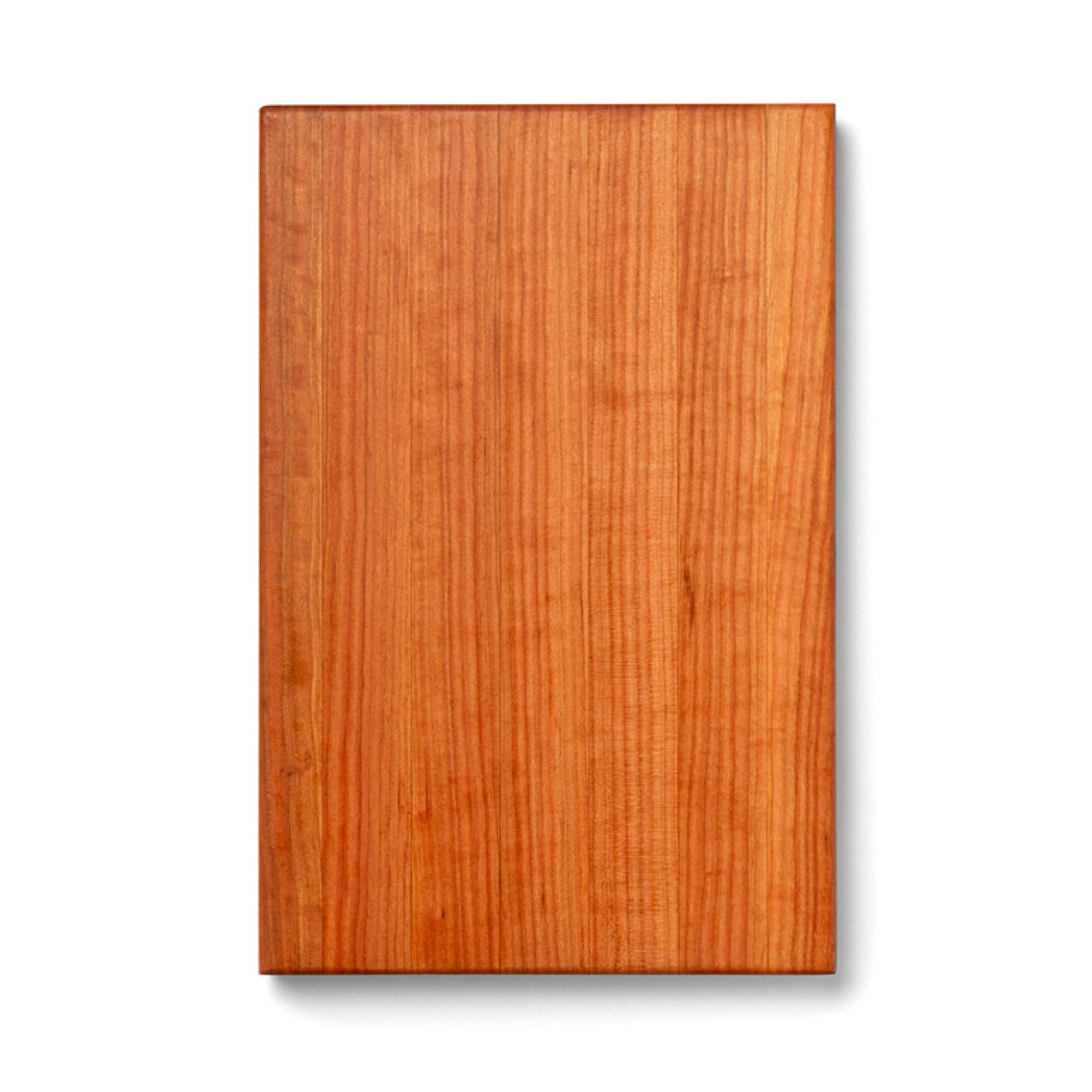 Boos Block Profi Schneidebrett Kirschholz - 46 x 31 x 4 CM - Antibakteriell | Schneidebrett Dick - Hackbrett - Hackblock - Lebensmittelecht - Holzbrettchen Mit Griff - Holzbrett Deko - Servierbrett