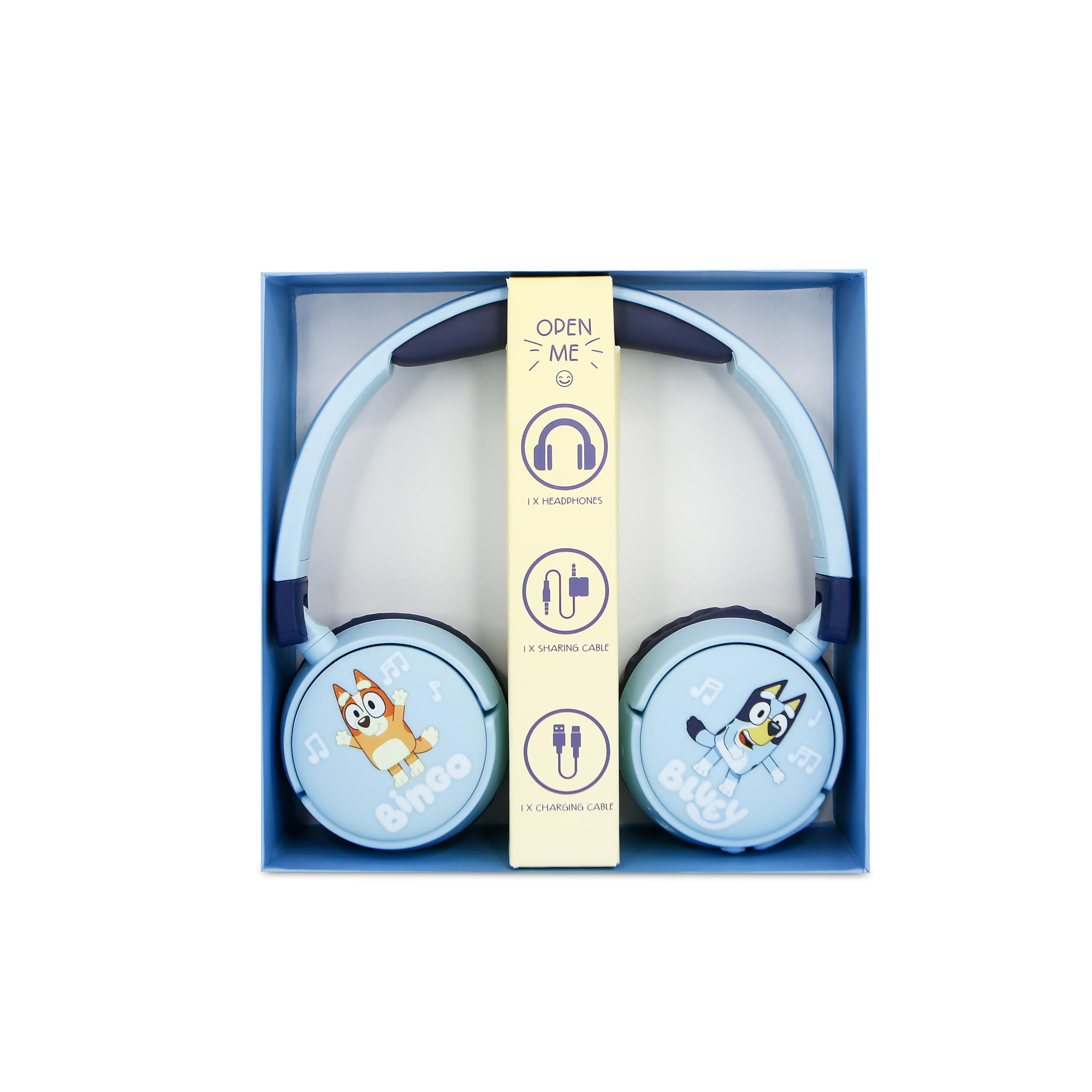 OTL Technologies BL1076 Bluey Wireless Kids Headphones – Blau