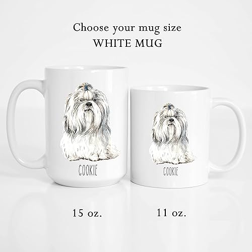 Miniatura 10 de Golden Retriever Custom Coffee Mugs with Name for Dog Mom Dad - Personalized Gifts for Best Friends - Grandma Grandpa Present (Golden Retriever)