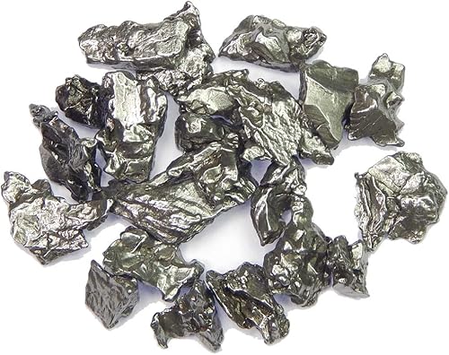 Miniatura 4 de Piedras de meteorito de hierro natural áspero raro Campo Del Cielo para la fabricación y curación de joyas. (0.35 onzas aproximadamente), Gema