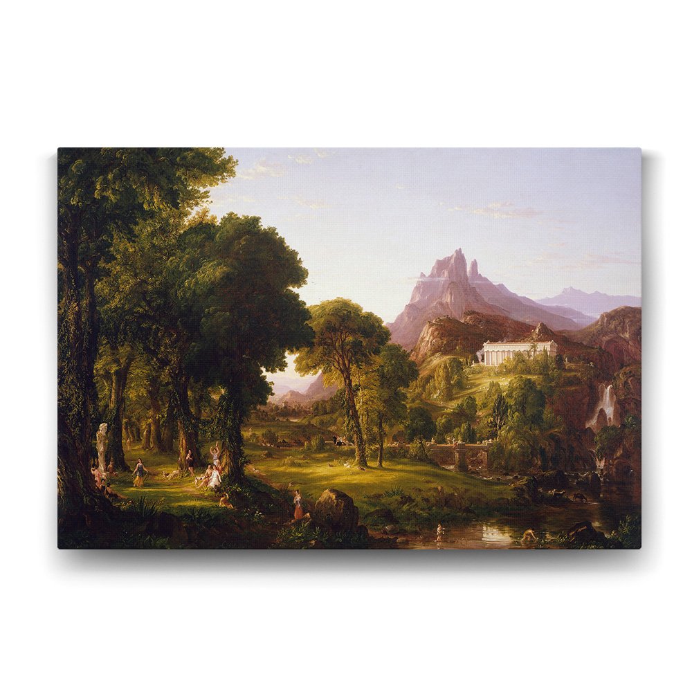 Thomas Cole - Dream of Arcadia Tablosu - 75x50cm