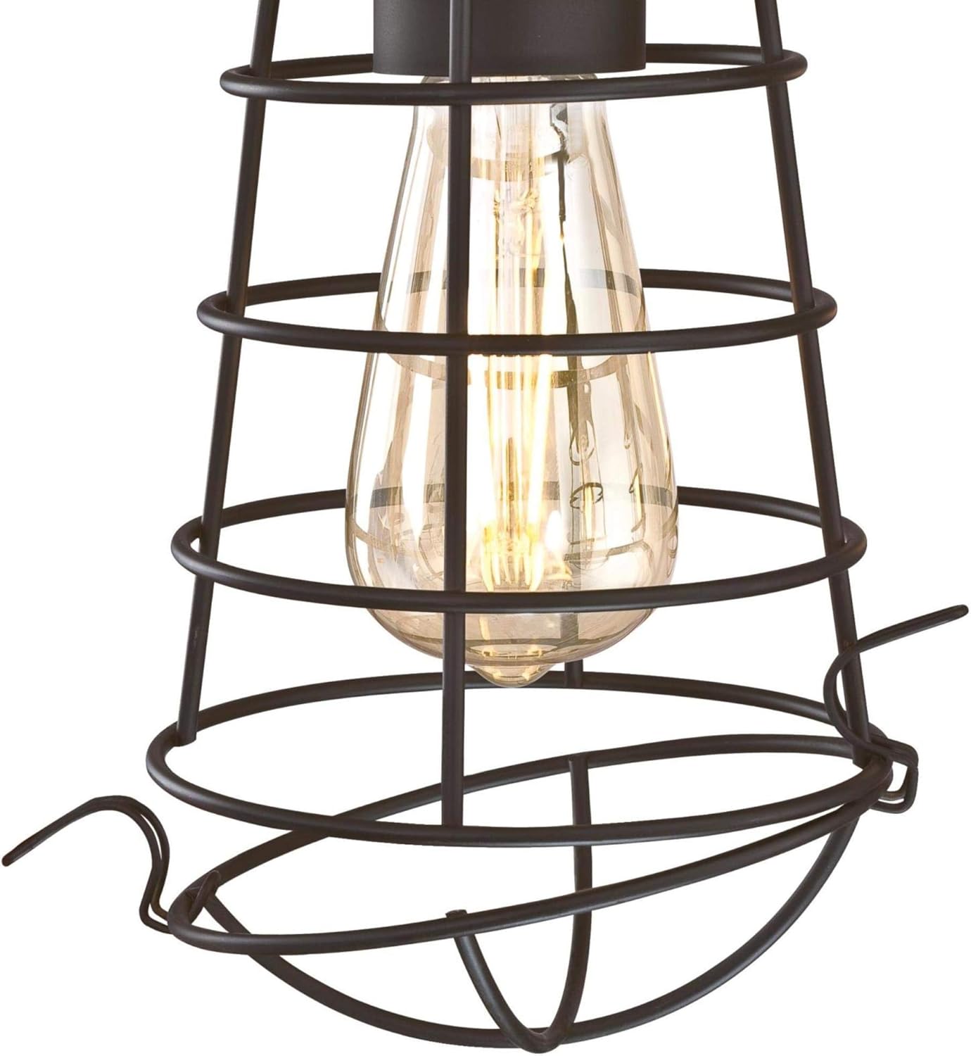 Limited Discount Westinghouse Lighting 6367000 Nolan Four-Light Indoor Chandelier/Semi Flush Mount Ceiling Light, Oil Rubbed Bronze Finish with Cage Shades