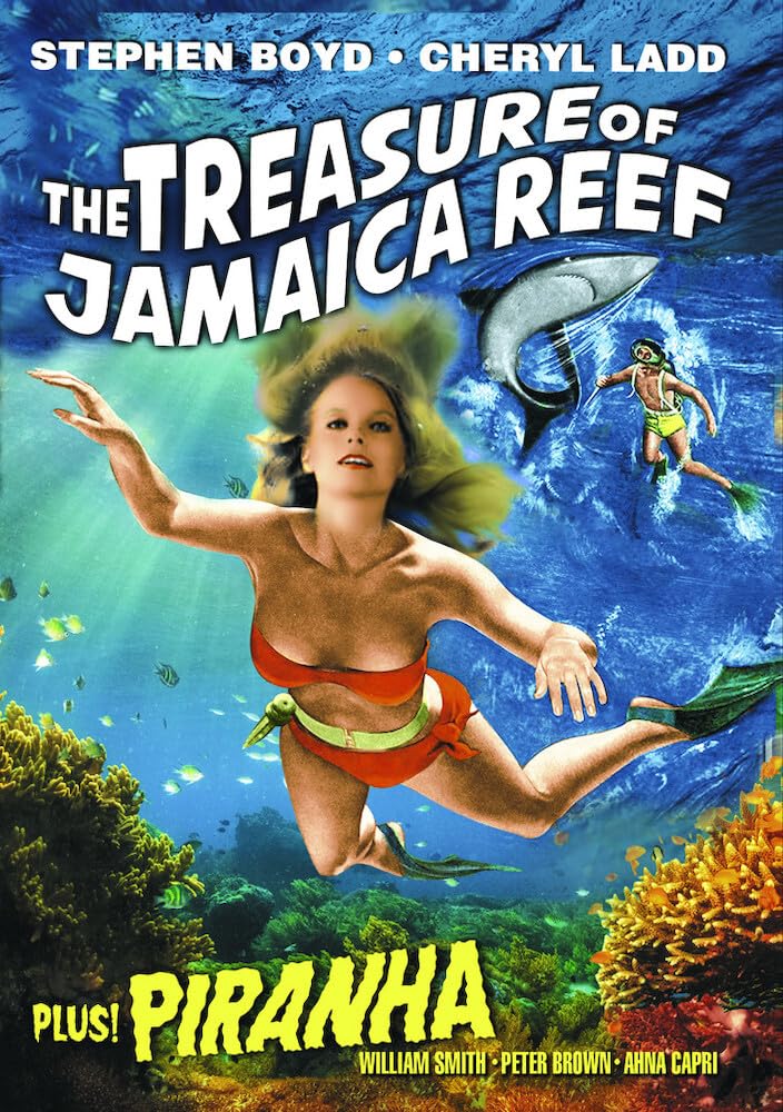 1971 ('07インド) 海外盤DVD Amazon.com: The Treasure of Jamaica Reef (1974) / Piranha (1972) [DVD]