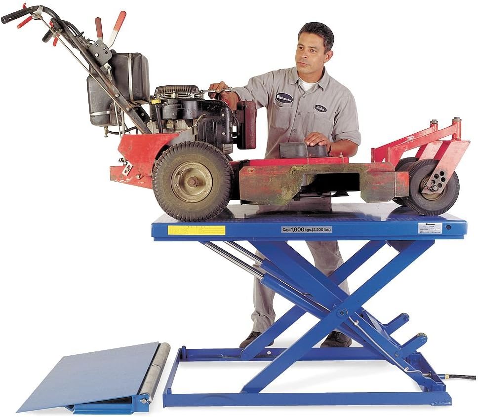 Bishamon LX-200WM Lo-Profile LX Series Scissor Lift Tables, 4400 lb. Capacity, 4.30" Height