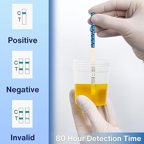 Miniatura 6 de 12 paneles ahora - Tiras de psilocibina - Tiempo de detección de 80 horas, detección rápida con alta sensibilidad