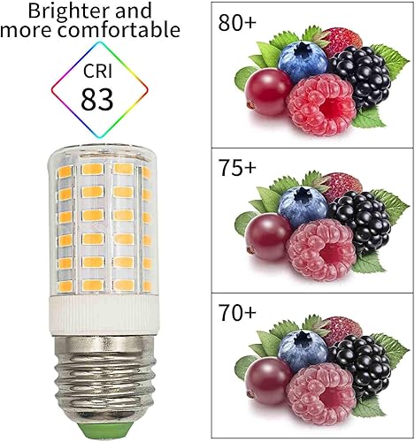 Miniatura 6 de Bombilla LED para refrigerador CA 100-265V 7W E26 100W Luz equivalente halógena blanco cálido 3000K 1000 lúmenes, base de tornillo medio, cocina,
