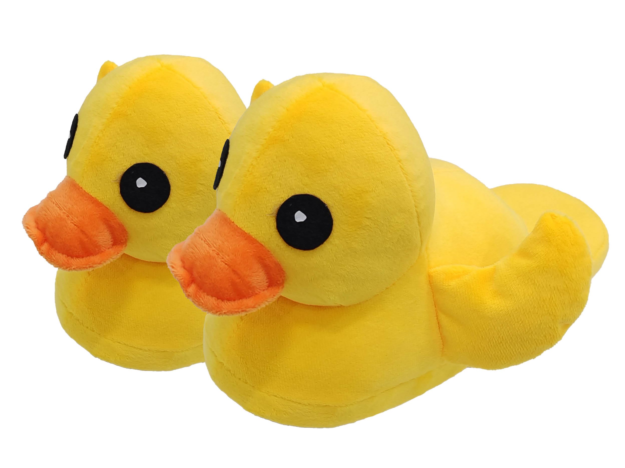 acdiac Funny Cozy Duck Slippers for men women,Winter Warm Fuzzy Soft Non-slip Yellow Duck Shoes Adult For Home,Indoor,Theme party