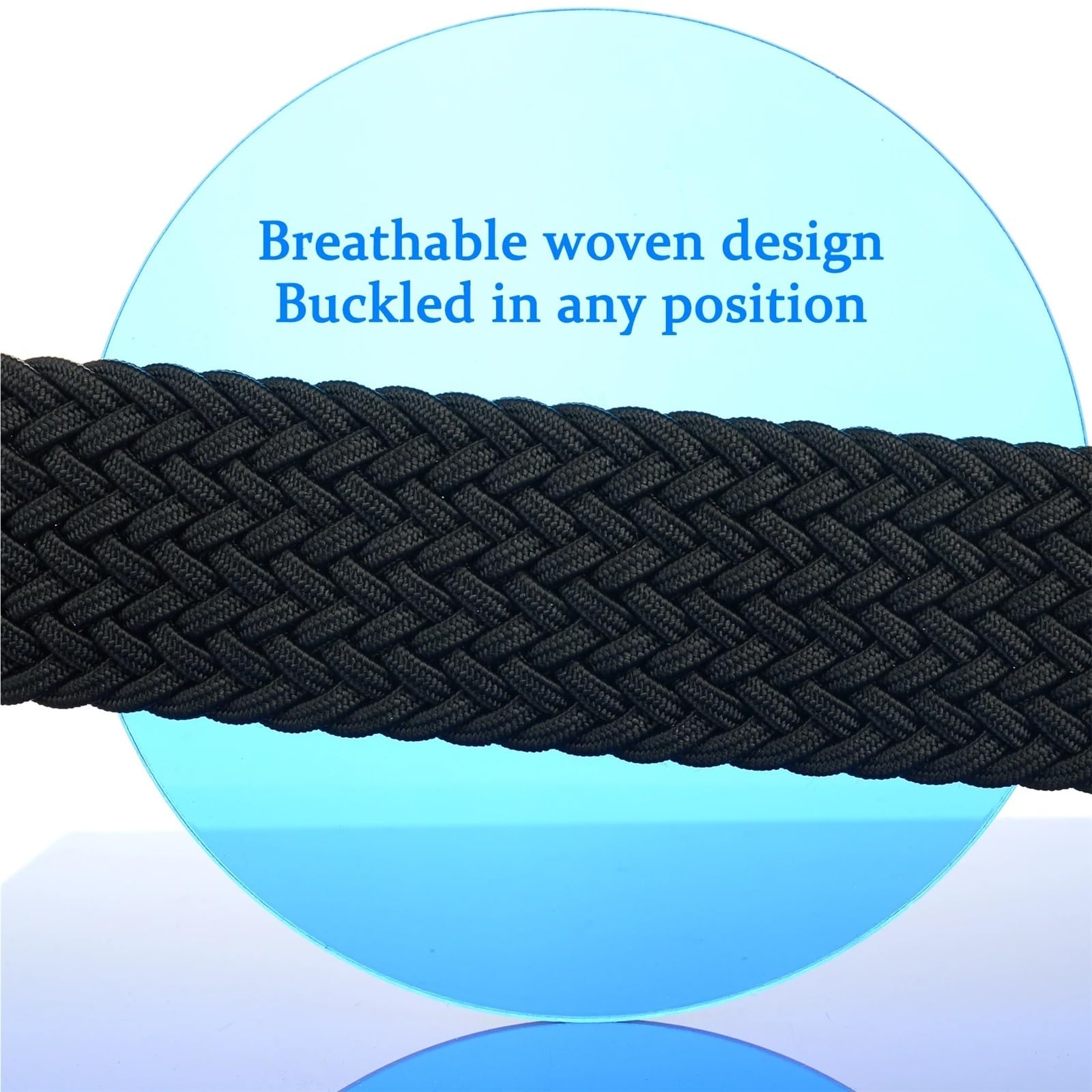 2 Stück Gürtel Plus Size Herrengürtel geflochtener Golfgürtel Wendegürtel Stretch gewebter Webgürtel Für Männer Jeans
