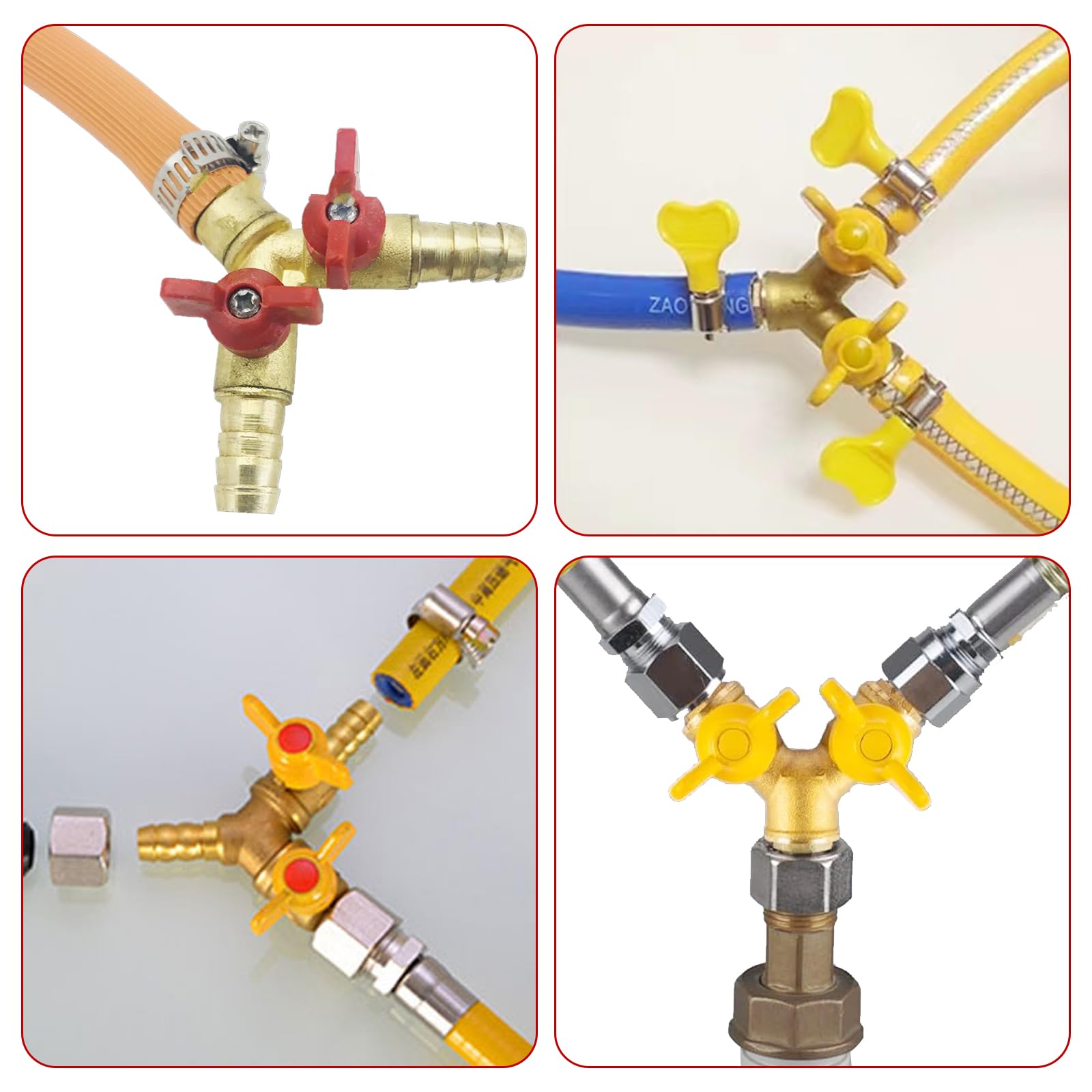 Roestvrijstalen klep, 1 stuks 3-weg kogelkraan, 304 roestvrij staal drieweg slangpilaar kogelkraan for wateradapterconnector (kleur: T-poort, maat: 13 mm)(L Port,10mm Roestvrijstalen klep, 1 stuks 3-weg kogelkraan, 304 roestvrij staal drieweg slangpilaar kogelkraan for wateradapterconnector (kleur: T-poort, maat: 13 mm)(L Port,10mm