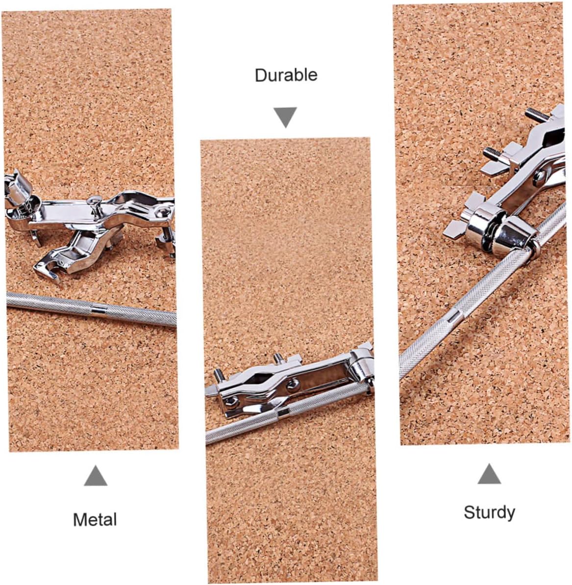 Vaguelly Drum Clamp Extension Accessory for Percussion Instruments Construction Smooth for Drum Hardware and Accessories