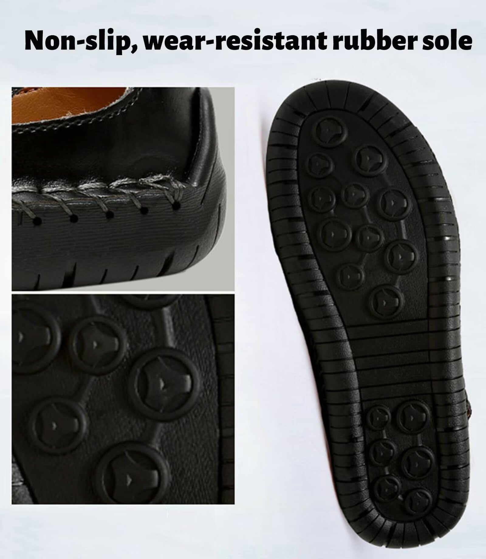 Generisch Herren Sandalen Leder Geschlossen Fisherman Sandalen Sommer Bequeme Freizeitsandalen Herrenschuhe Schwarz Braun