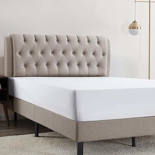 Miniatura 98 de Empyrean Bedding Sábanas de cama para King – Sábanas bajeras de 14 a 16 pulgadas – Sábana bajera de bolsillo profundo tamaño King – Sábana bajera 13