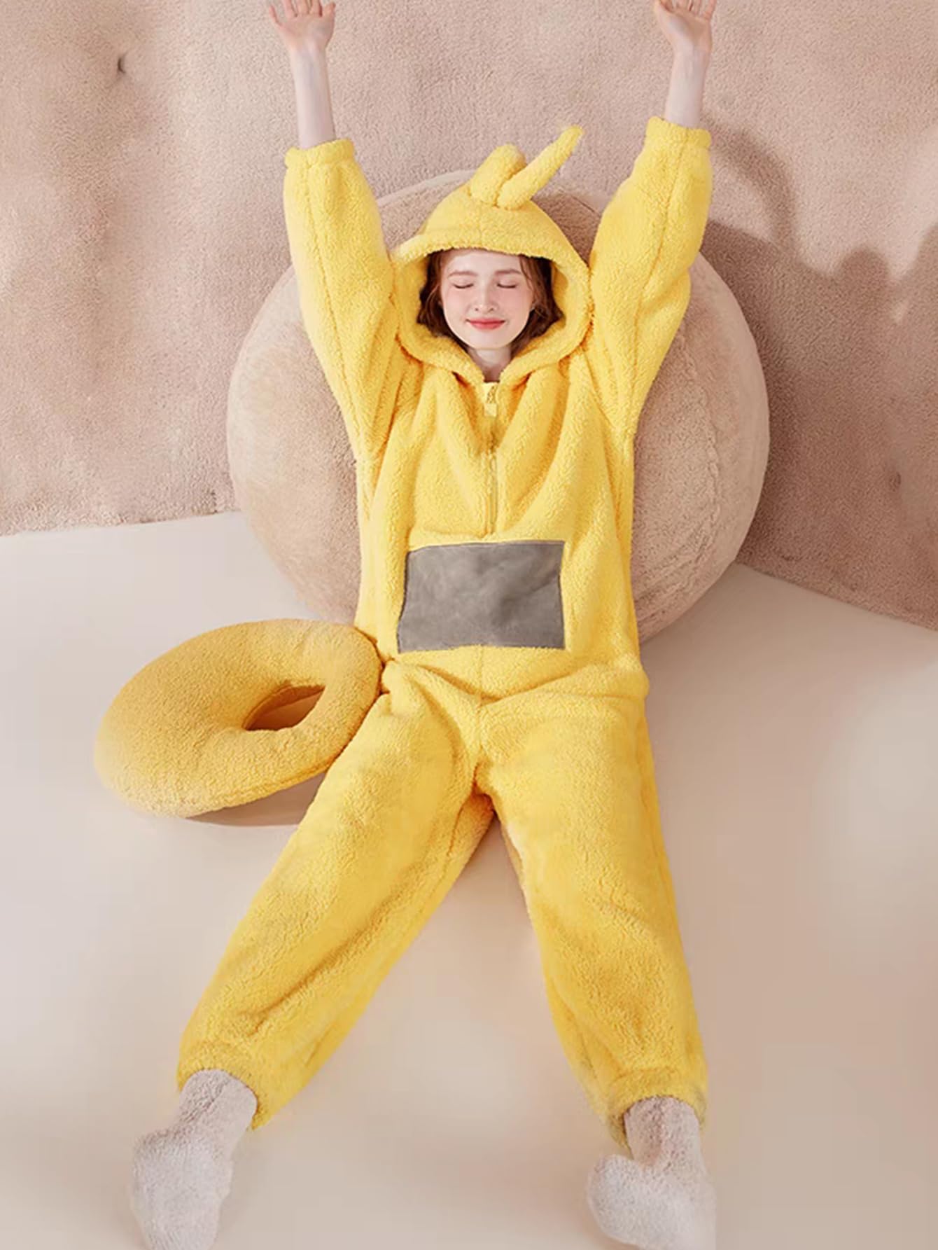 shengo Costume da pigiama per adulti, da donna, da uomo, con cappuccio, per cosplay, per feste