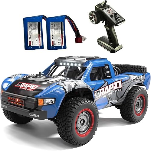Camión RC 114 RC Car Off-Road 4x4 Coche de control remoto 30 MPH RC Buggy todo terreno con control proporcional 390 Motor Chasis de metal Rodamiento