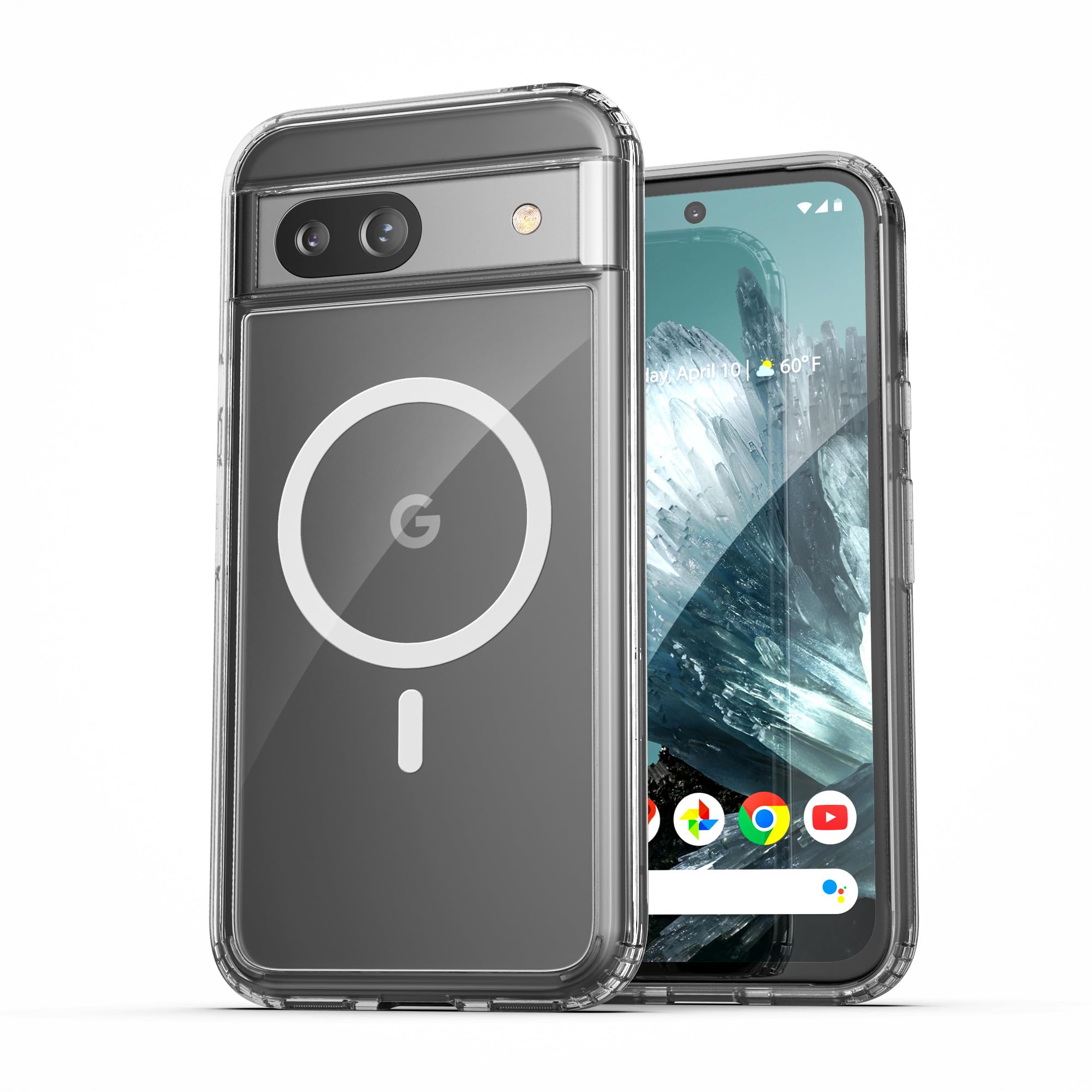 Pixel 8a 128GB SIMフリー MagSafeケース付き スマホ Google Pixel8a 128GB 黒 magsafe対応ケース付